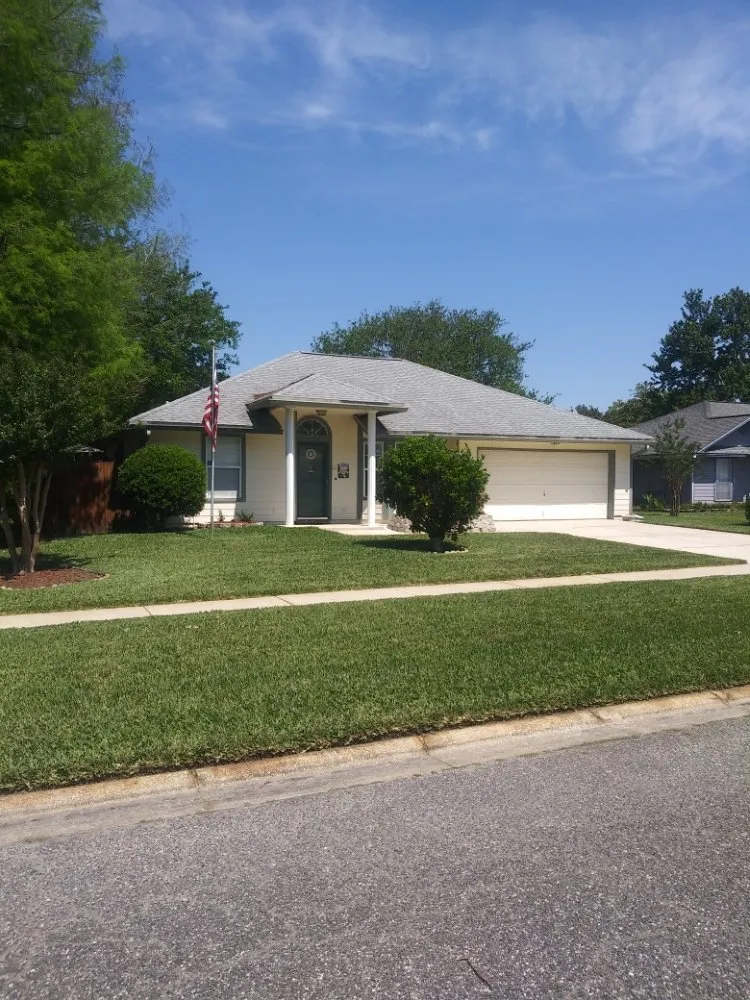 Custom outdoor landscaping in Orange Park, FL by Lawn masters