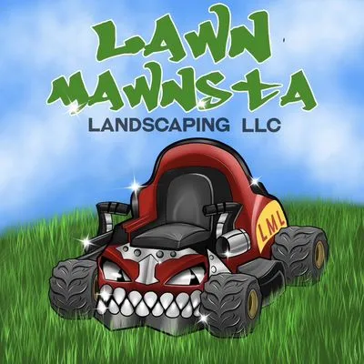 Lawn Mawnsta Landscaping Logo