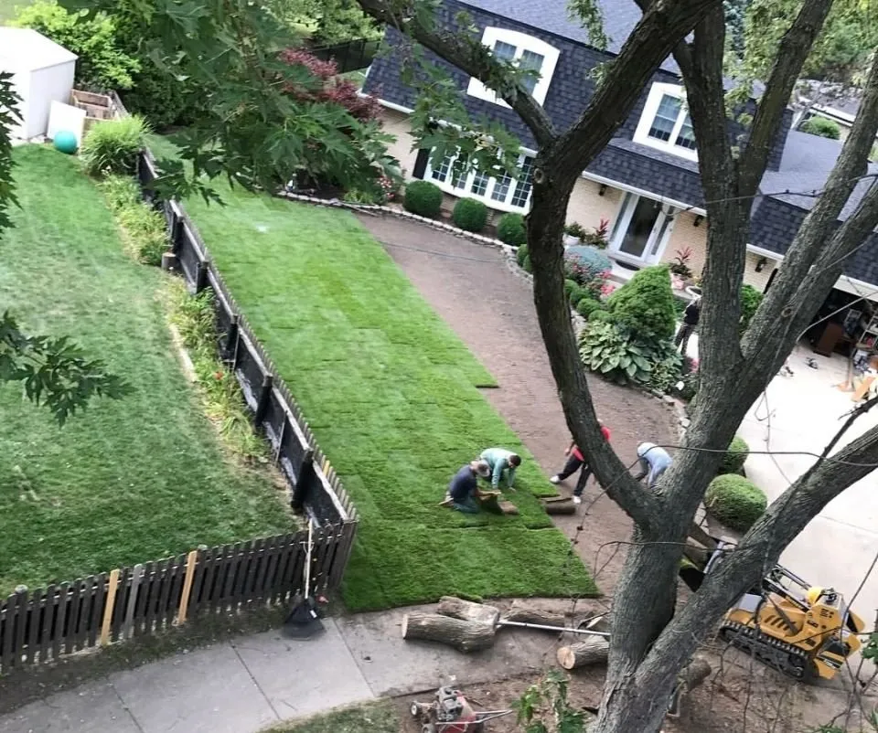 Local outdoor landscaping in Addison, IL by Lawn Mob Landscaping