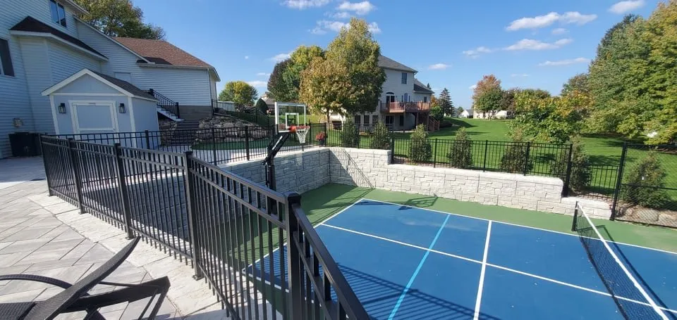 Affordable landscape installation for beautiful yards in Ramsey, MN by Lawn Monster