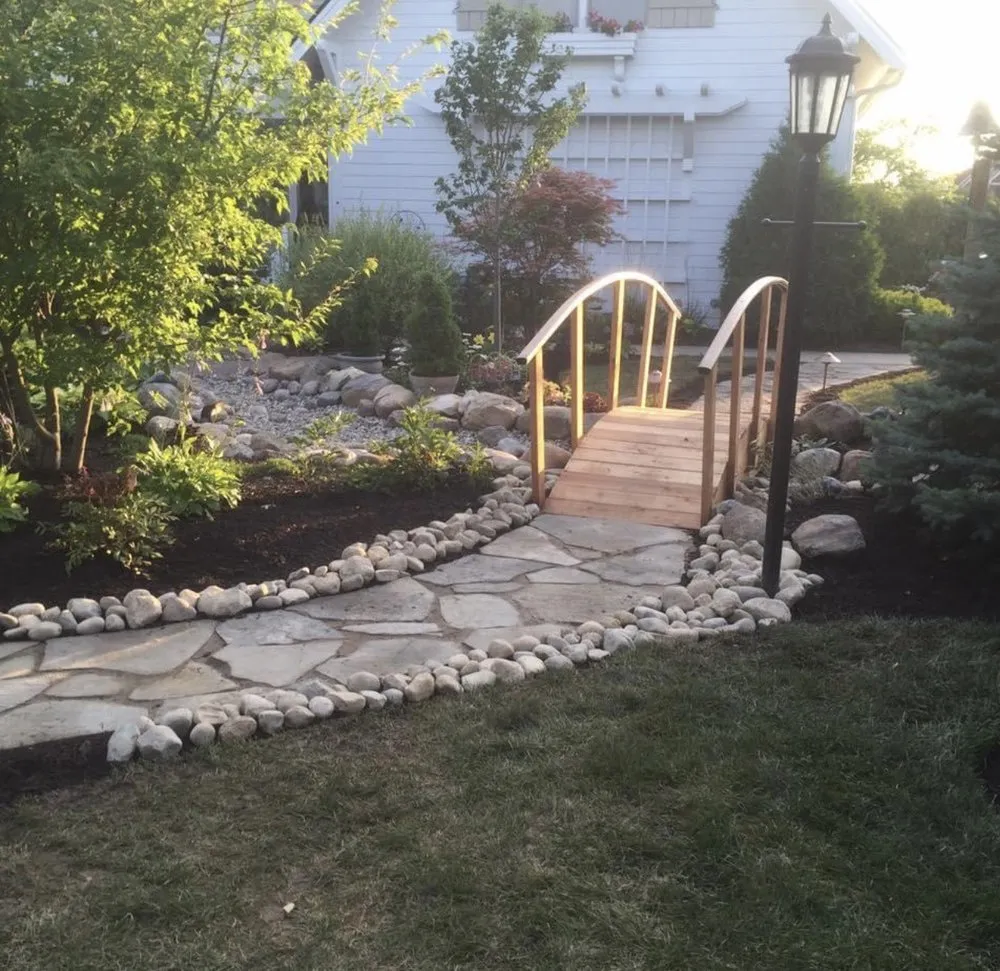 Custom landscape installation near you in Cicero, IN by Lawn-N-Order