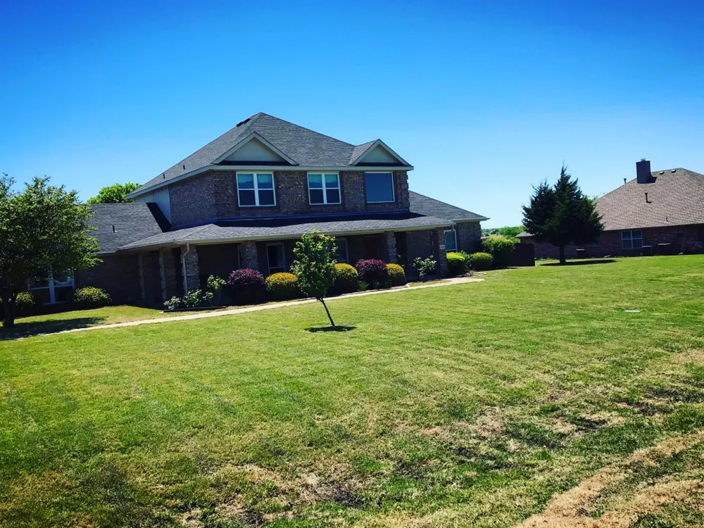 Custom landscape installation in Royse City, TX - Lawn Nerds