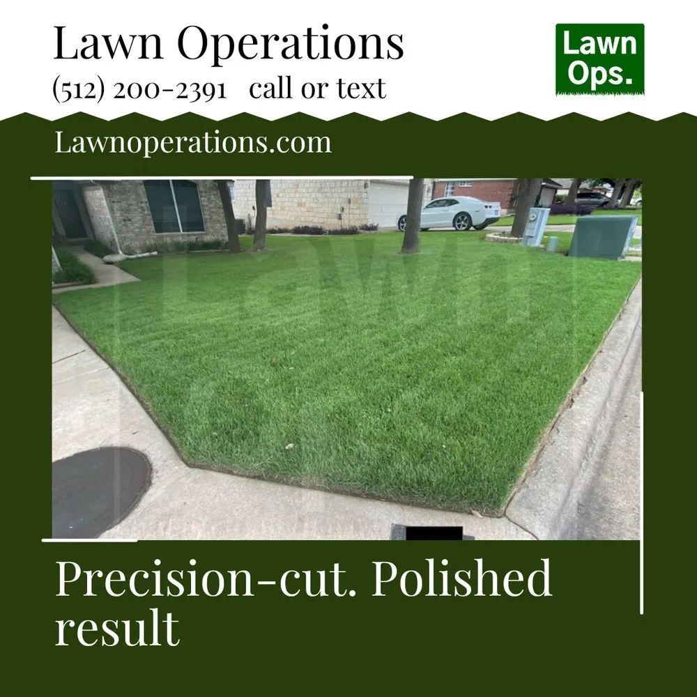 Reliable residential landscaping in Round Rock, TX by Lawn Operations