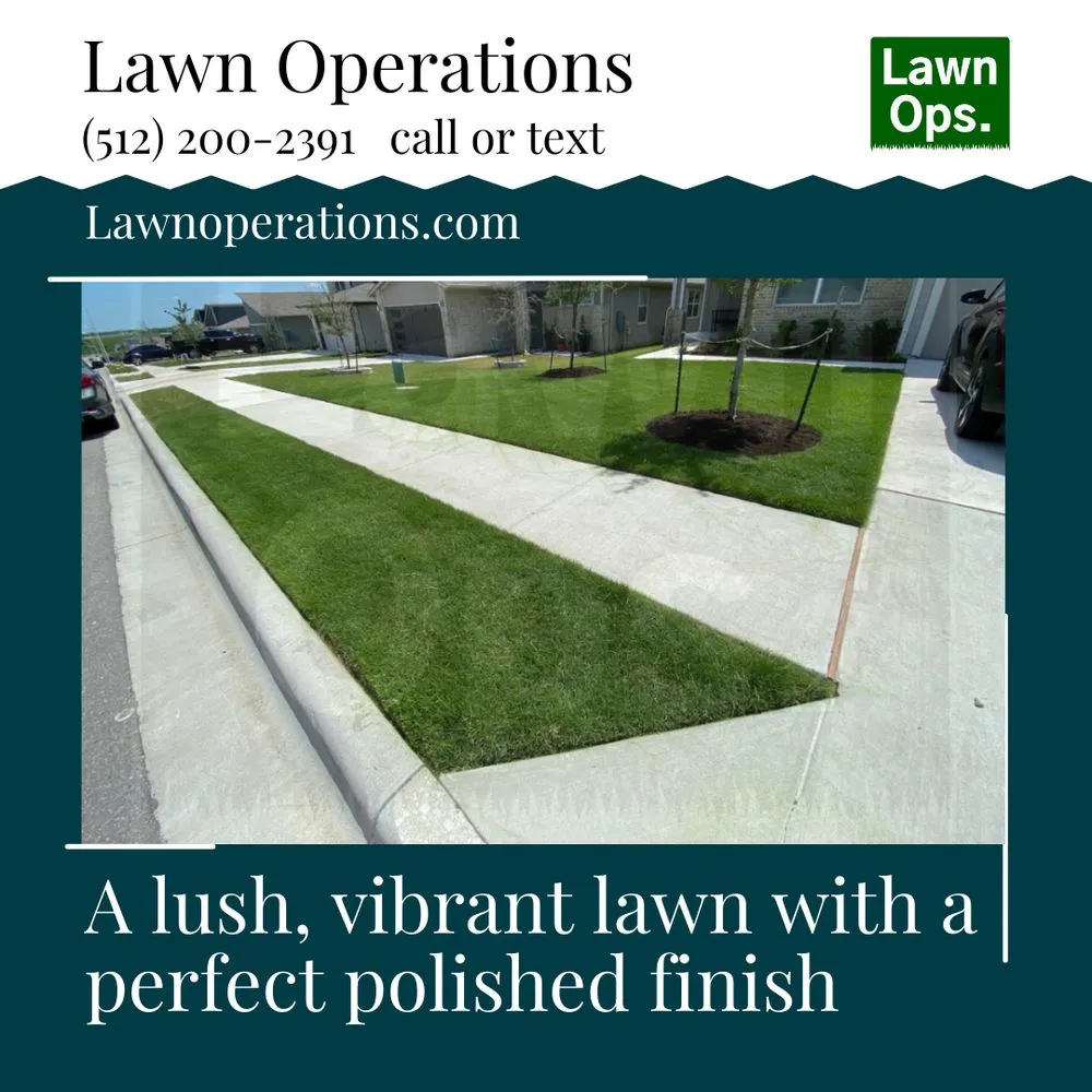 Local lawn mowing service near you across Round Rock, TX - Lawn Operations