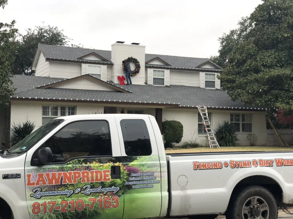 Professional landscape design in Weatherford, TX by Lawn Pride Texas