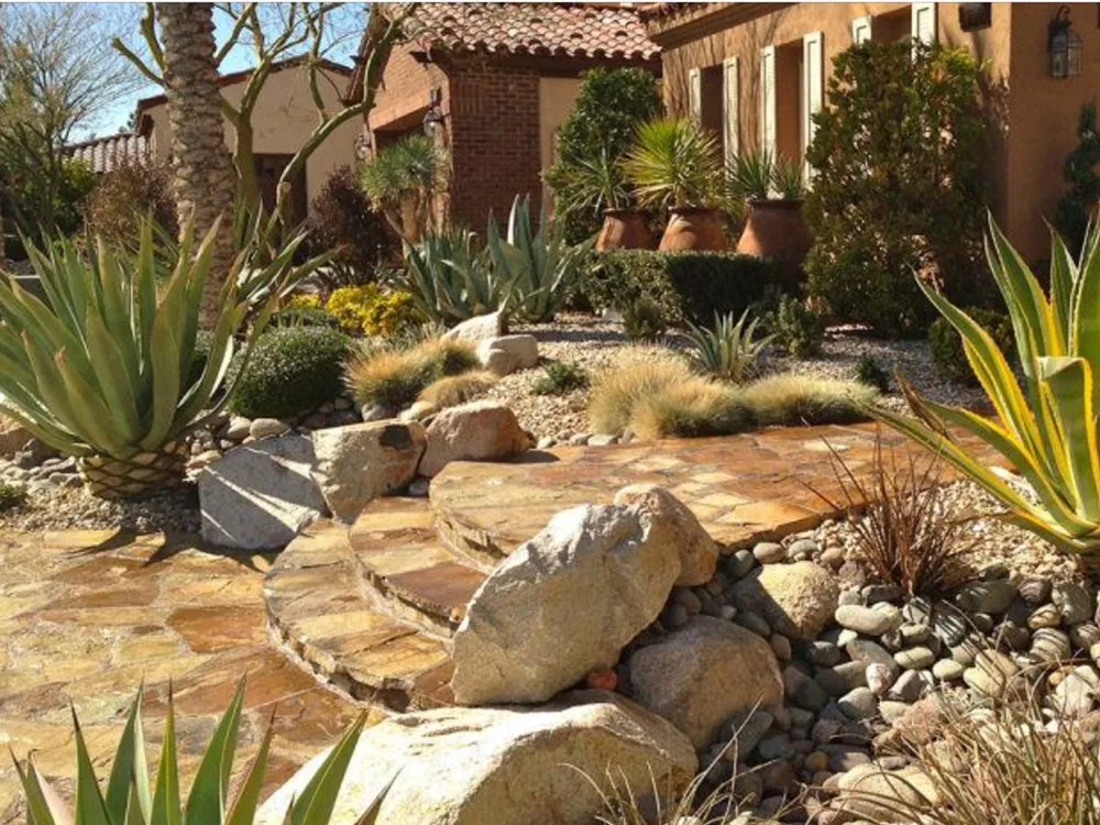 Custom yard cleanup service with custom design in Weatherford, TX by Lawn Pride Texas