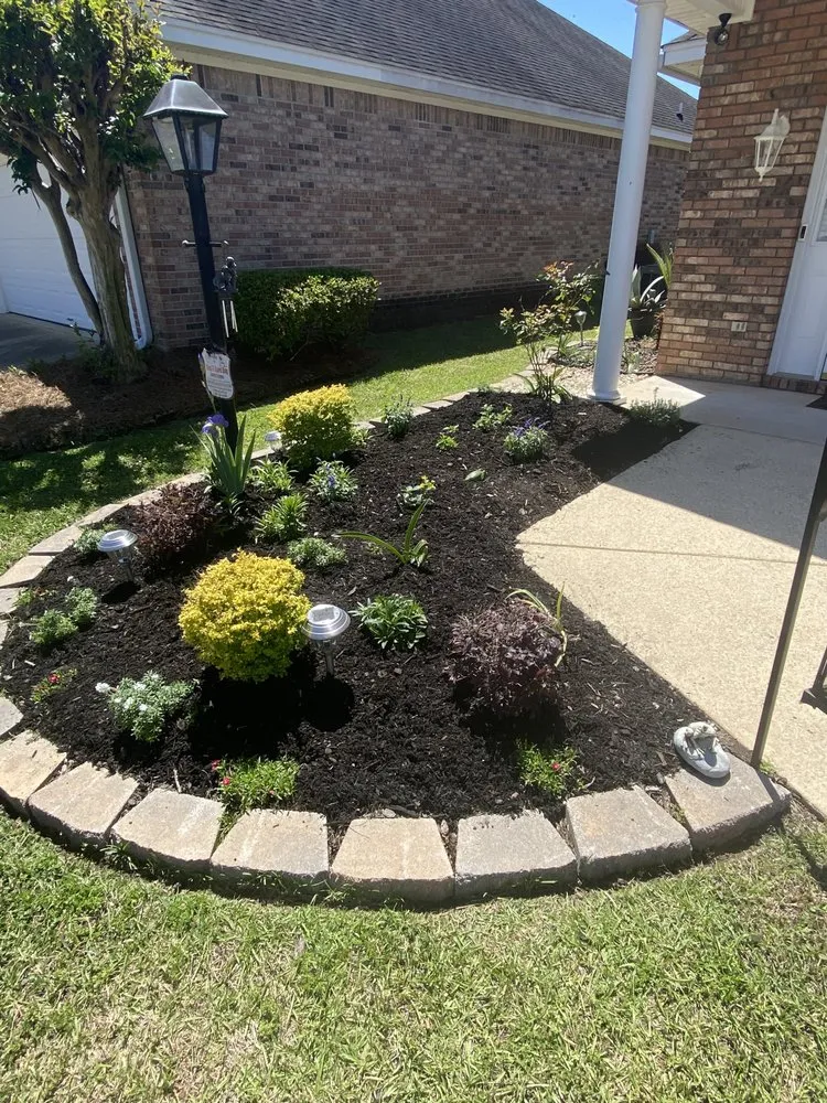 Affordable garden landscaping in Purvis, MS by Lawn Rangerz