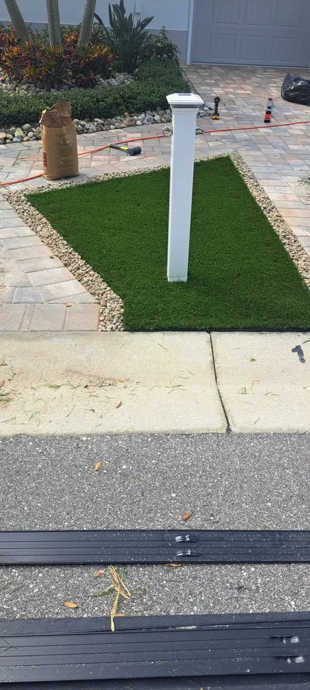 Professional landscape installation in Fort Myers, FL by Lawn Rejuvenation