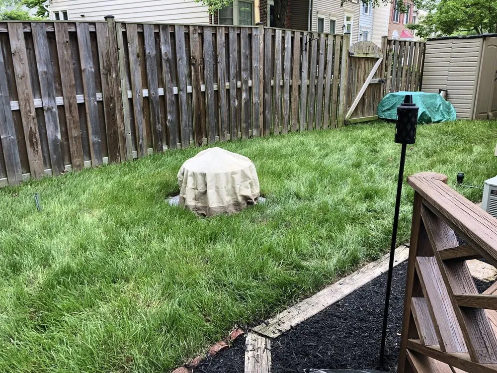 Custom outdoor landscaping for residential properties in Woodbridge, VA by Lawn Rescue 911