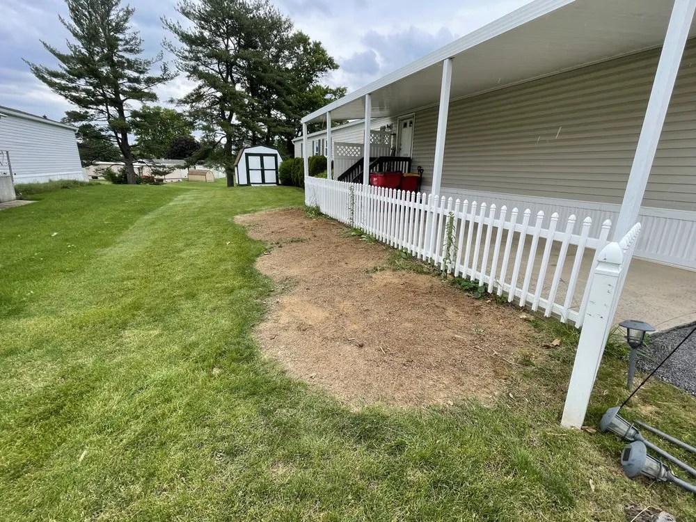 Affordable garden landscaping with custom design in Fayetteville, PA by Lawn Service Deluxe