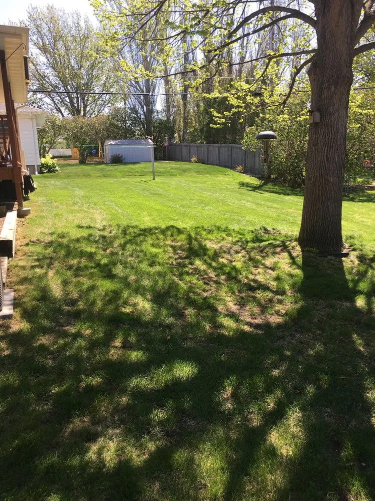 Custom landscape installation for beautiful yards across Menoken, ND - Lawn Services by Heather