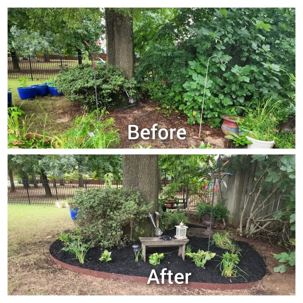 Local yard cleanup service for residential properties in Decatur, AL by Lawn  Solutions