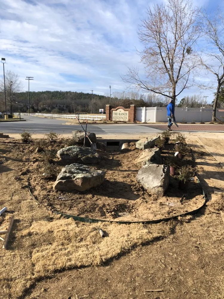 Expert yard maintenance with custom design in North Little Rock, AR by Lawn Solutions of Little Rock