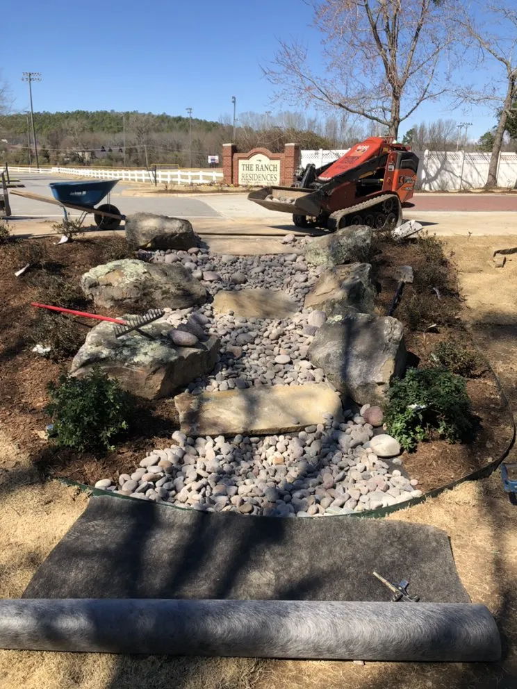 Custom yard cleanup service in North Little Rock, AR by Lawn Solutions of Little Rock