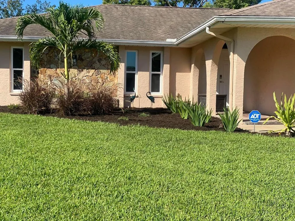 Affordable landscape design for year-round maintenance in Hudson, FL by Lawn Spa