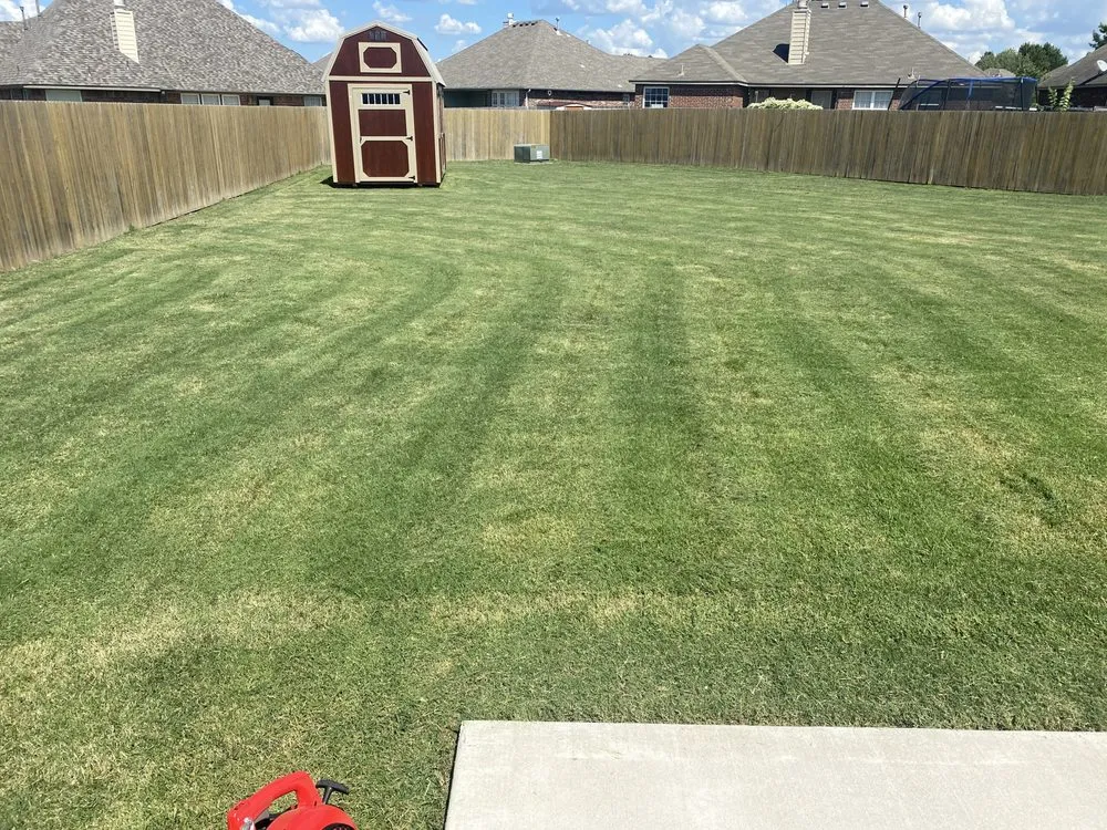 Custom lawn mowing service in Owasso, OK by Lawn Tamers