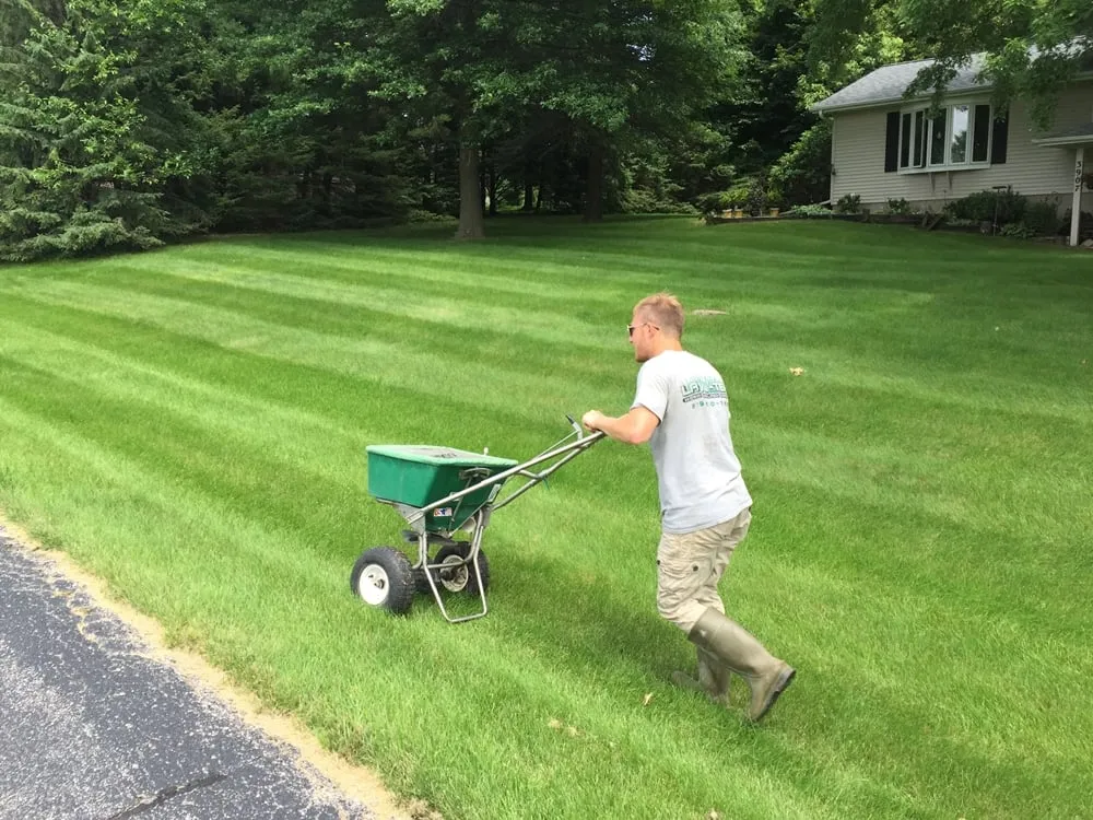 Custom lawn mowing service for outdoor upgrades in Marion, IA by Lawn-Tek