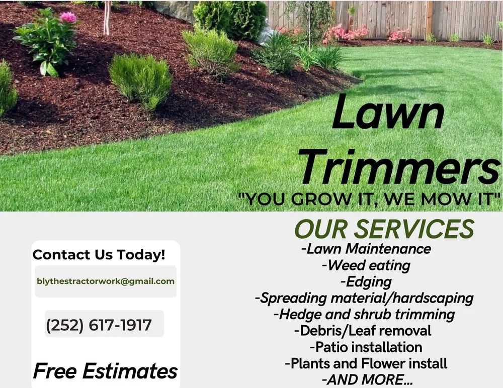 Top-rated lawn care service in New Bern, NC by Lawn Trimmers