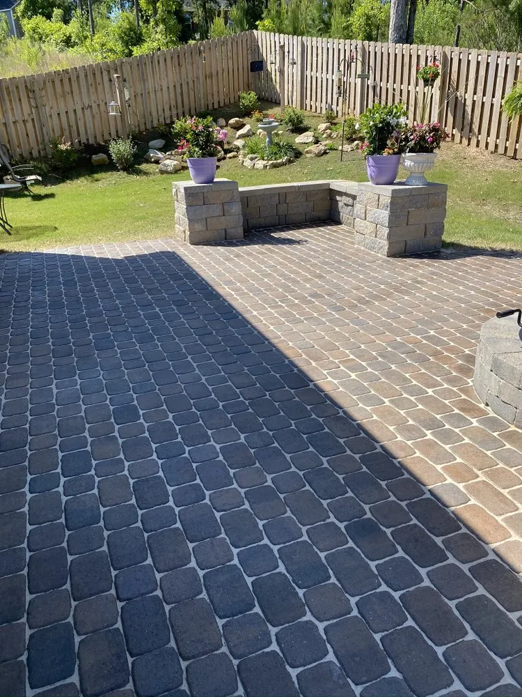 Professional landscape installation in Evans, GA by Lawn Vets Outdoors