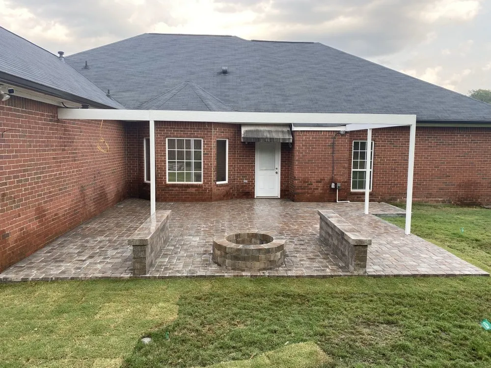 Professional residential landscaping in Evans, GA by Lawn Vets Outdoors