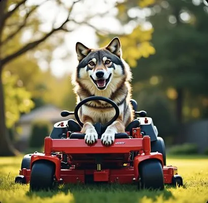 Lawn Wolf Mowing & More Logo