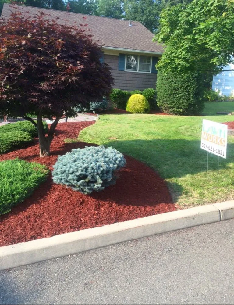 Reliable outdoor landscaping for homes in Vestal, NY by Lawn Works Landscaping And Snow Removal