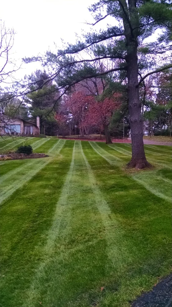 Custom landscape installation in Verona, WI - Lawn Works Madison