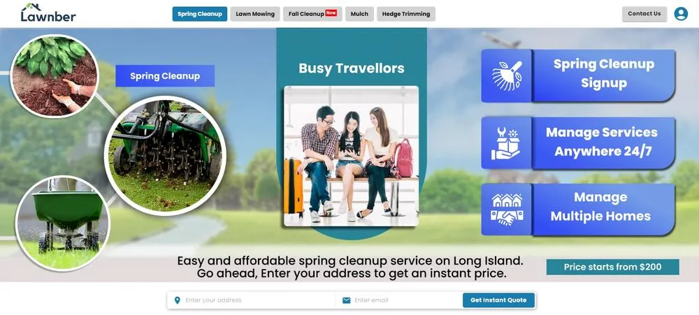 Local yard maintenance in Jericho, NY by Lawnber