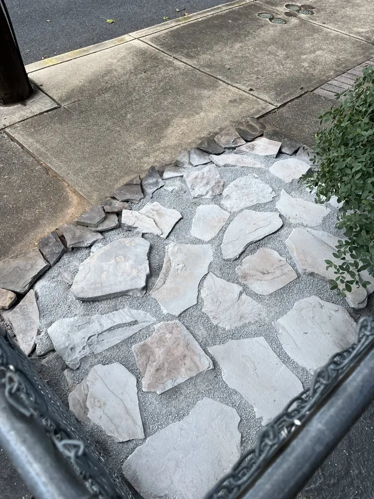 Custom landscape installation for homes in Akron, PA by LawnBros