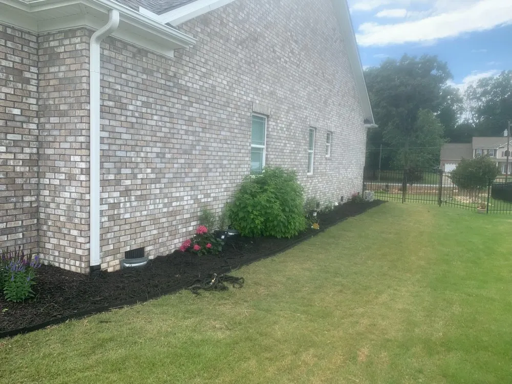 Custom outdoor landscaping with custom design across Greenville, SC - LawnBros Services