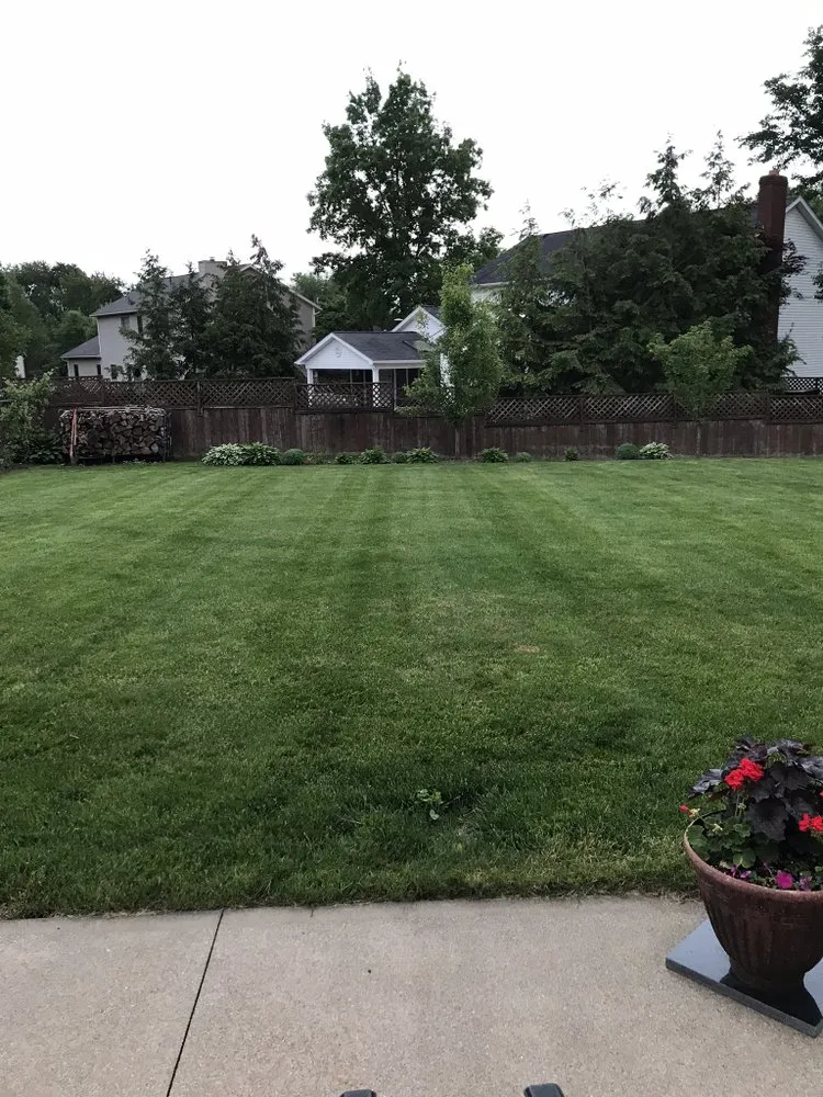 Local residential landscaping in Louisville, OH by Lawncare Veteran