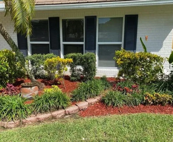 Custom landscape installation in Southwest Ranches, FL by Lawncierge