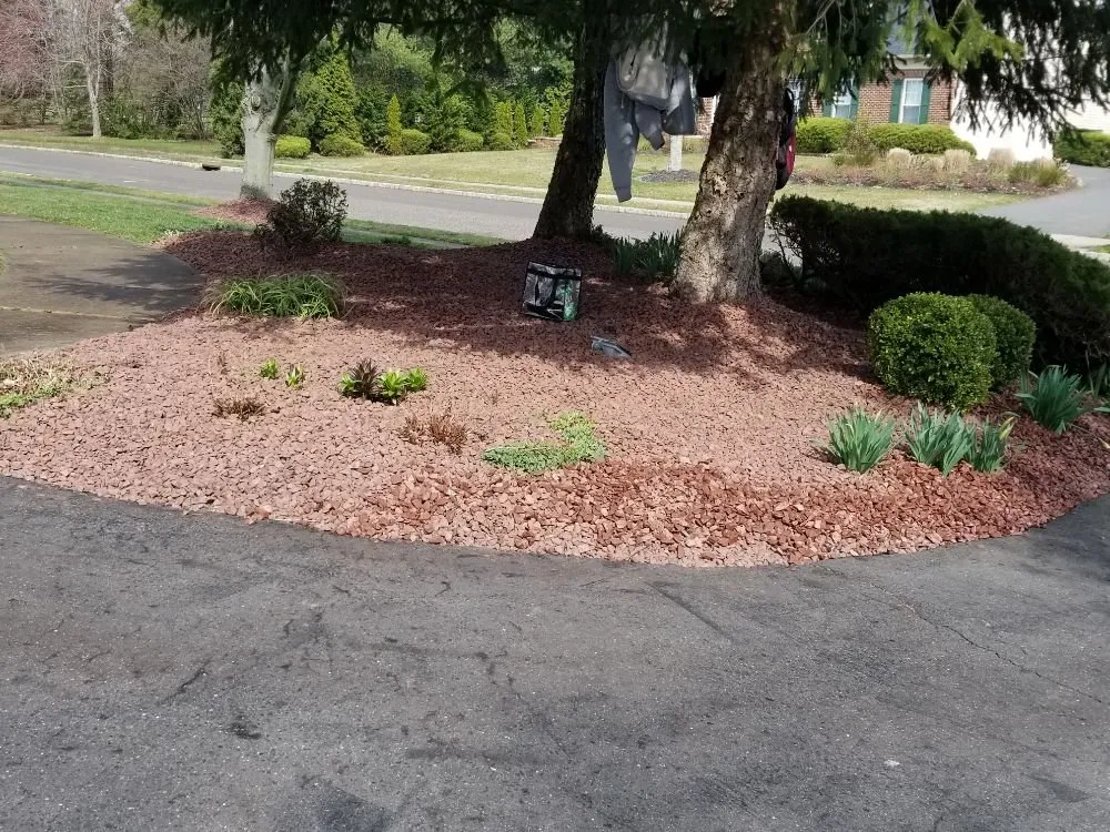 Professional outdoor landscaping in Hightstown, NJ by Lawndos Landcaping & Lawn Service