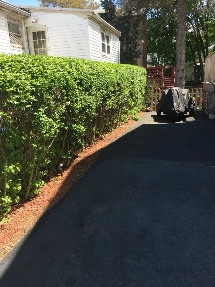 Professional outdoor landscaping in Boston, MA by Lawndromat Professional Services