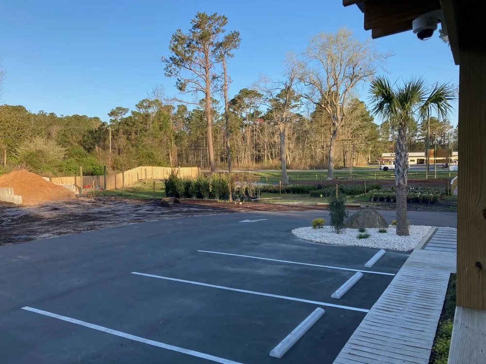 Professional outdoor landscaping for homes in Hampstead, NC by Lawngevity Landscape Center