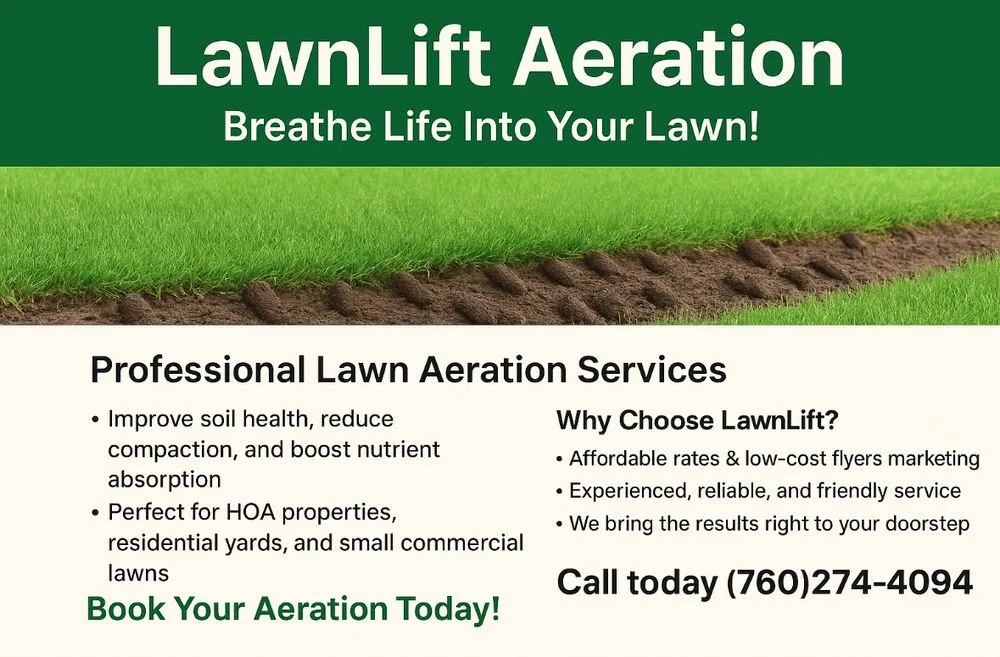 Professional landscape design in Escondido, CA - LawnLift Aeration