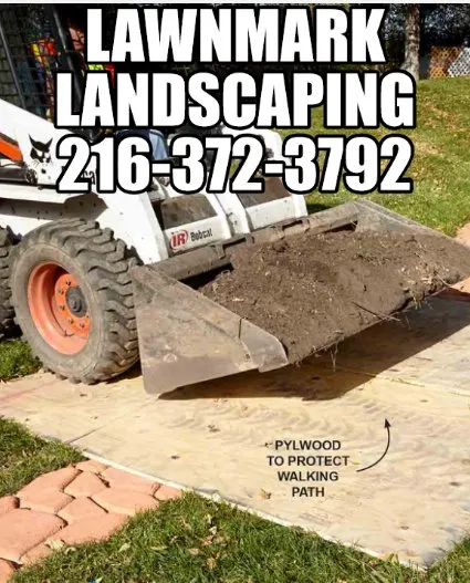 Professional yard cleanup service in Chesterland, OH - LawnMark Concrete Driveway and Patio