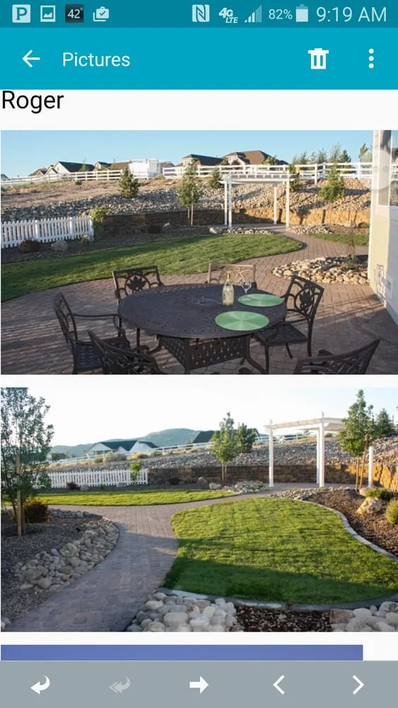 Custom residential landscaping with custom design across Minden, NV - Lawnmower Man Landscaping