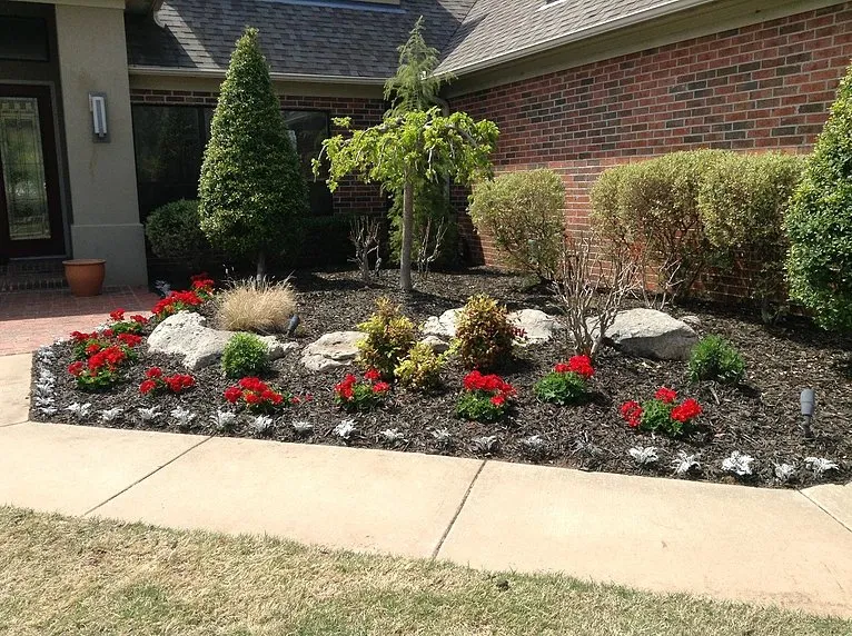 Custom residential landscaping in Glenpool, OK by LawnPro Specialists Of Tulsa
