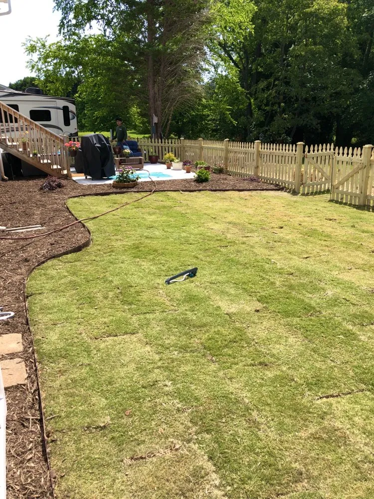 Top-rated residential landscaping for homes in Clayton, NC by LawnRise