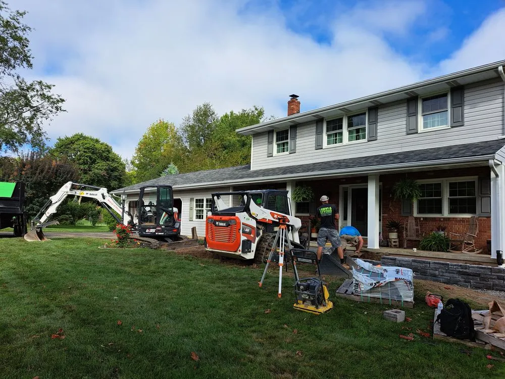 Trusted landscape installation for homes in Ellwood City, PA by Lawns & Beyond Landscaping