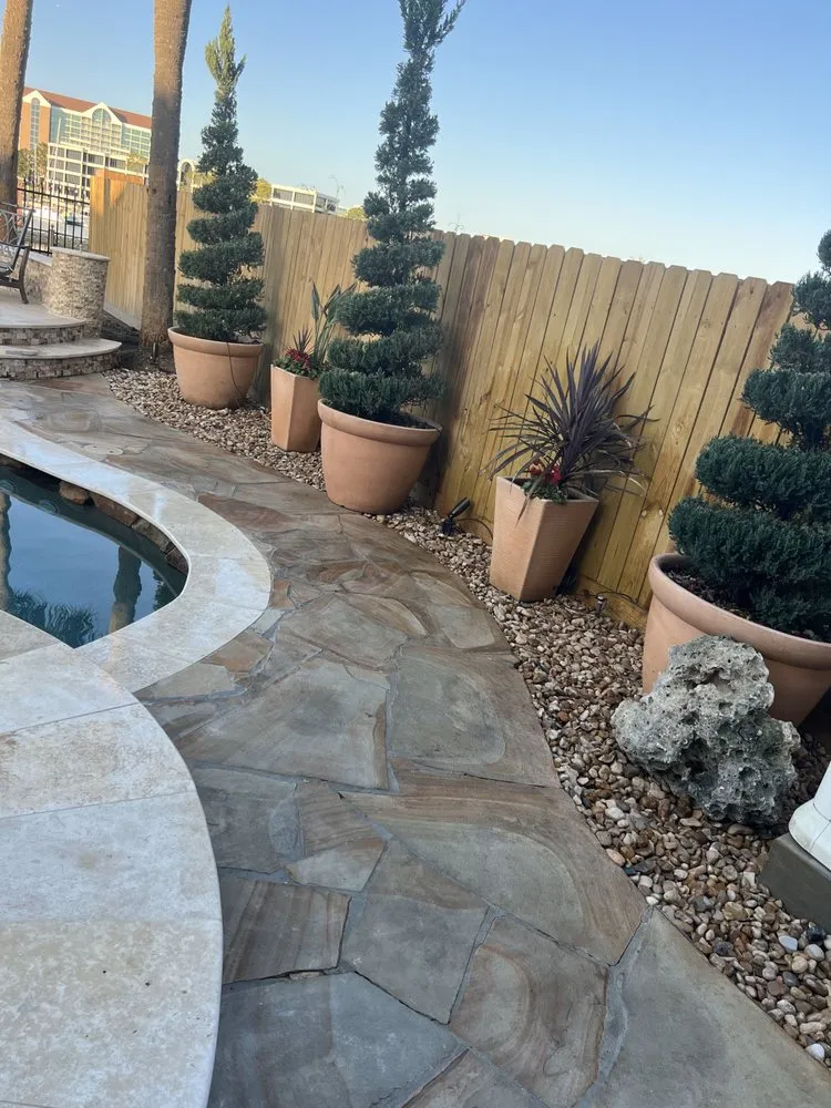 Local landscape installation for residential properties in Seabrook, TX by Lawns & Sprinklers USA