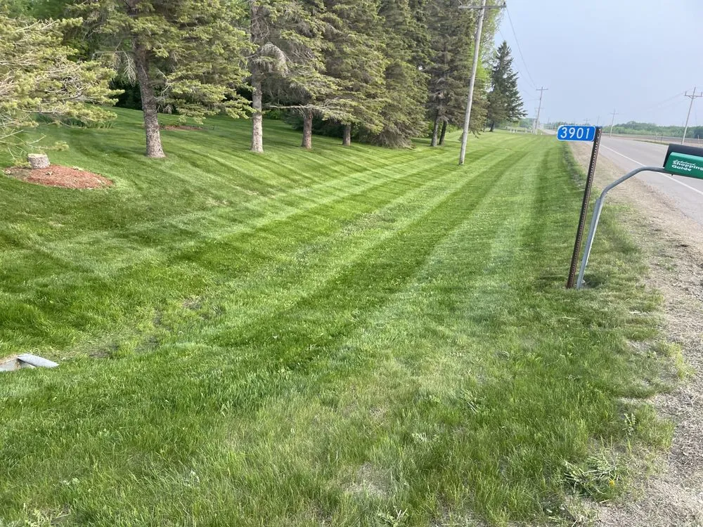 Custom landscape design in Clarissa, MN by Lawns and More Property Maintenance