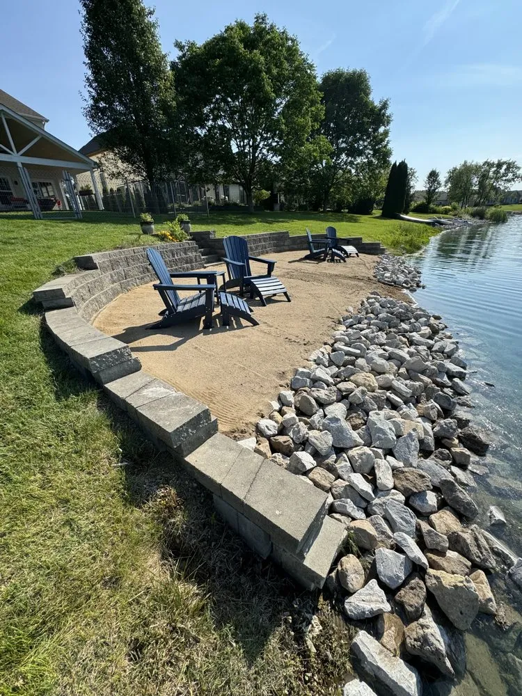 Trusted landscaping services in Columbus, IN by Lawns and Stripes Lawn Care