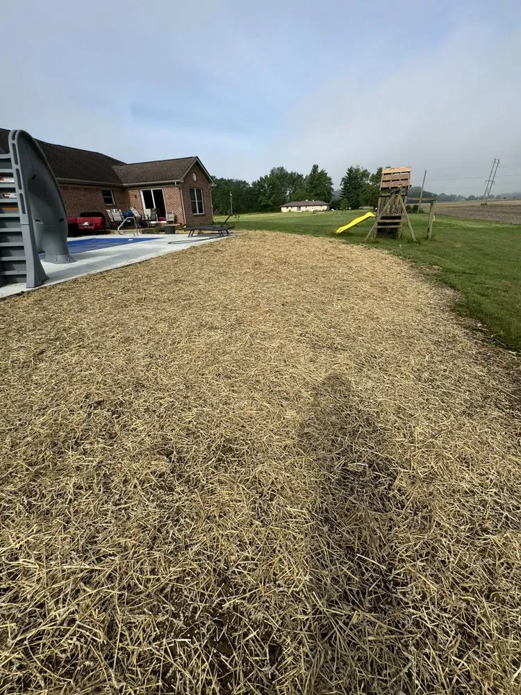 Custom outdoor landscaping in Columbus, IN by Lawns and Stripes Lawn Care