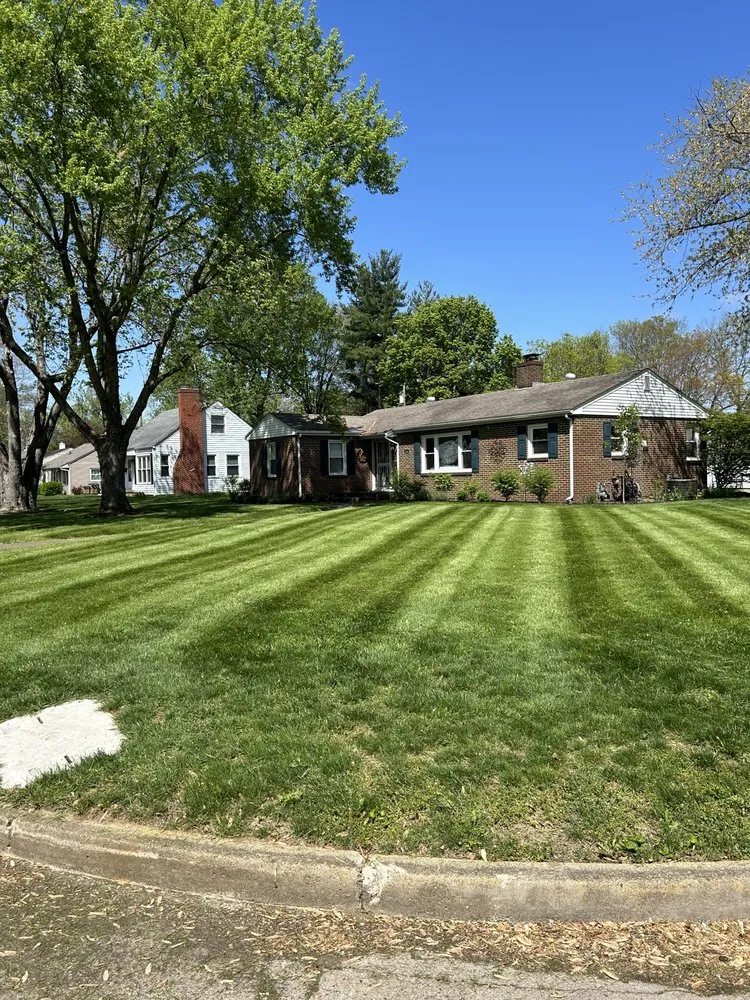 Custom lawn care service near you in Columbus, IN by Lawns and Stripes Lawn Care