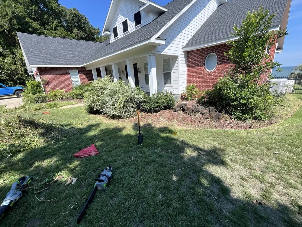 Local landscape installation for year-round maintenance in Navarre, FL by Lawns and Stuff