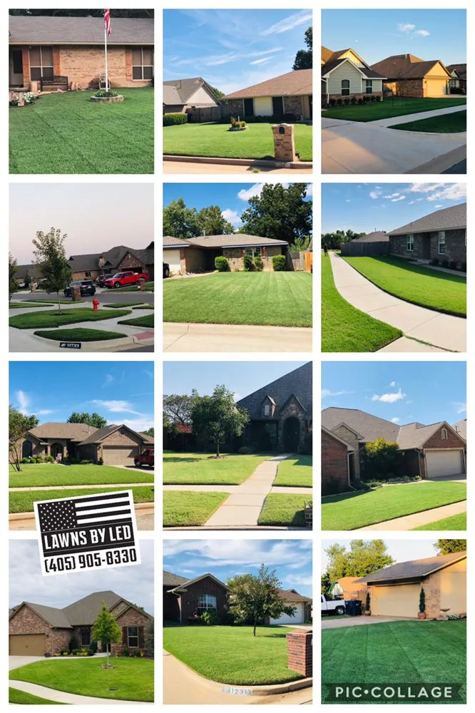 Reliable outdoor landscaping for residential properties in Yukon, OK by Lawns By Led