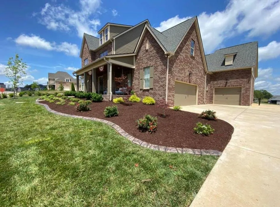 Affordable landscape installation for beautiful yards in Mt. Juliet, TN by Lawns By Luke
