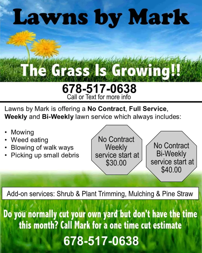 Custom landscaping services experts serving Dallas, GA - Lawns By Mark
